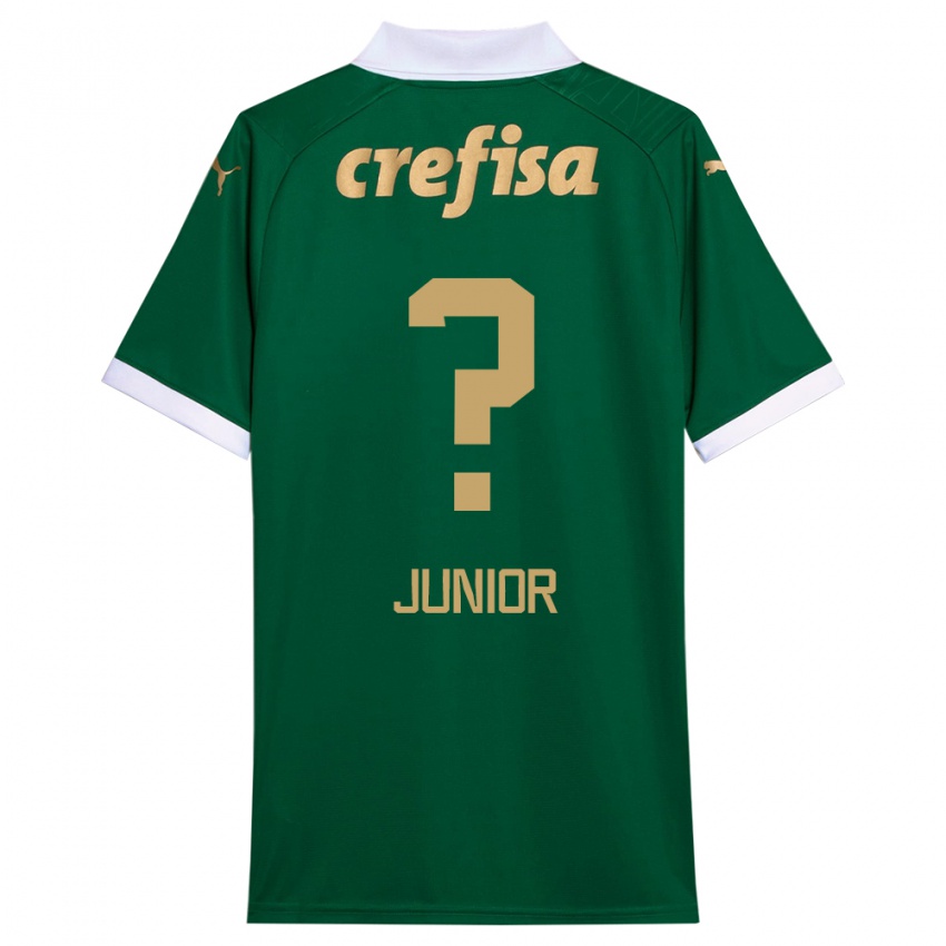 Niño Camiseta Gilberto Junior #0 Verde Blanco 1ª Equipación 2024/25 La Camisa Argentina