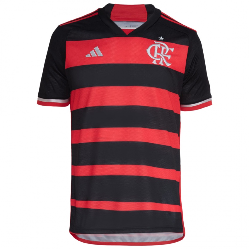 Niño Camiseta Rodriguinho #0 Negro Rojo 1ª Equipación 2024/25 La Camisa Argentina