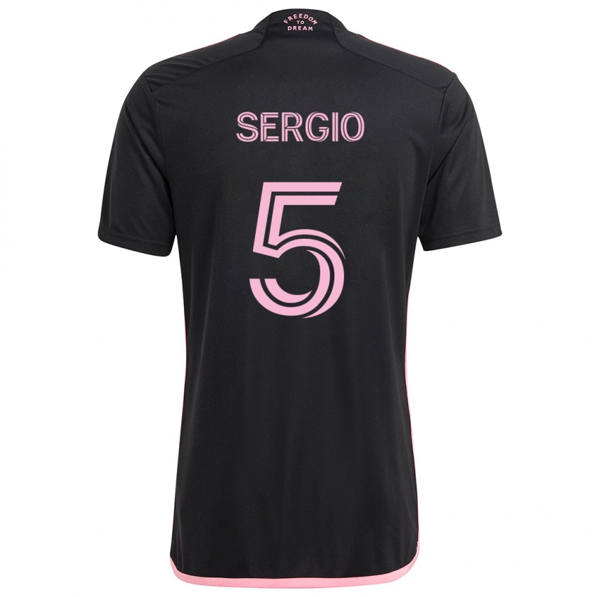 Niño Camiseta Sergio Busquets #5 Negro 2ª Equipación 2024/25 La Camisa Argentina