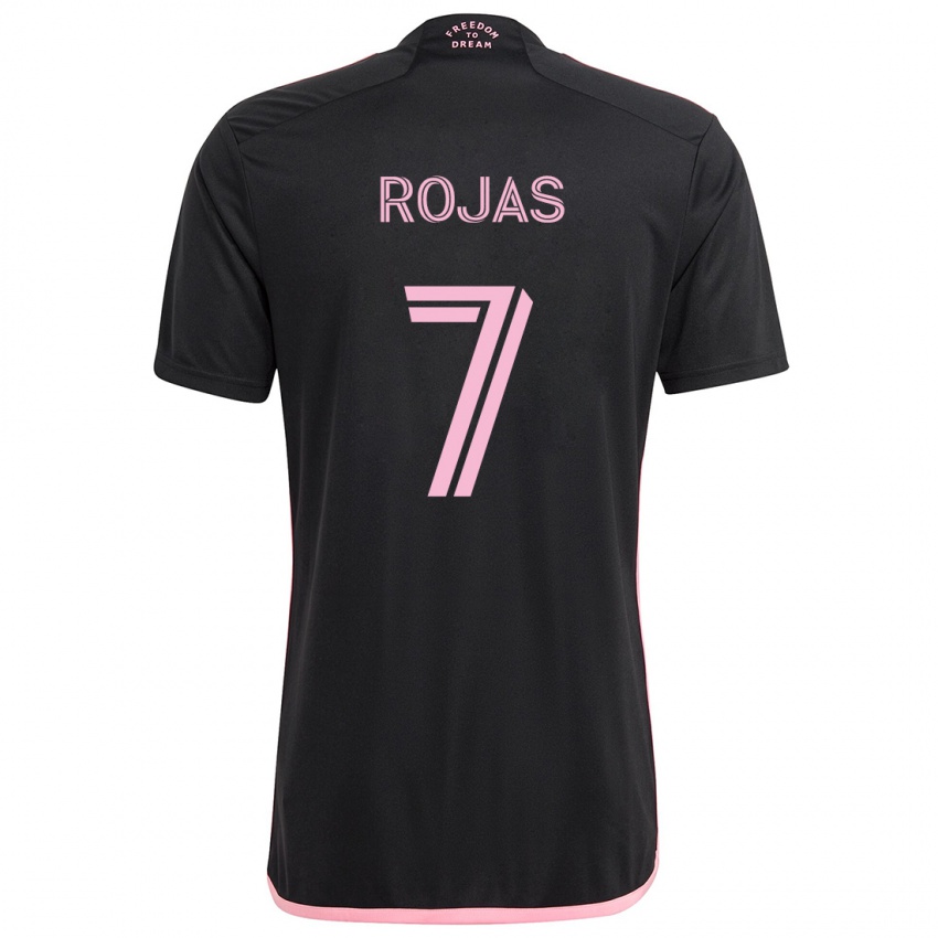 Niño Camiseta Matías Rojas #7 Negro 2ª Equipación 2024/25 La Camisa Argentina