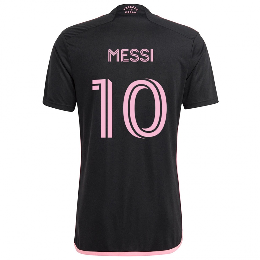 Niño Camiseta Lionel Messi #10 Negro 2ª Equipación 2024/25 La Camisa Argentina