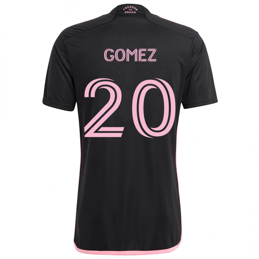 Niño Camiseta Diego Gómez #20 Negro 2ª Equipación 2024/25 La Camisa Argentina