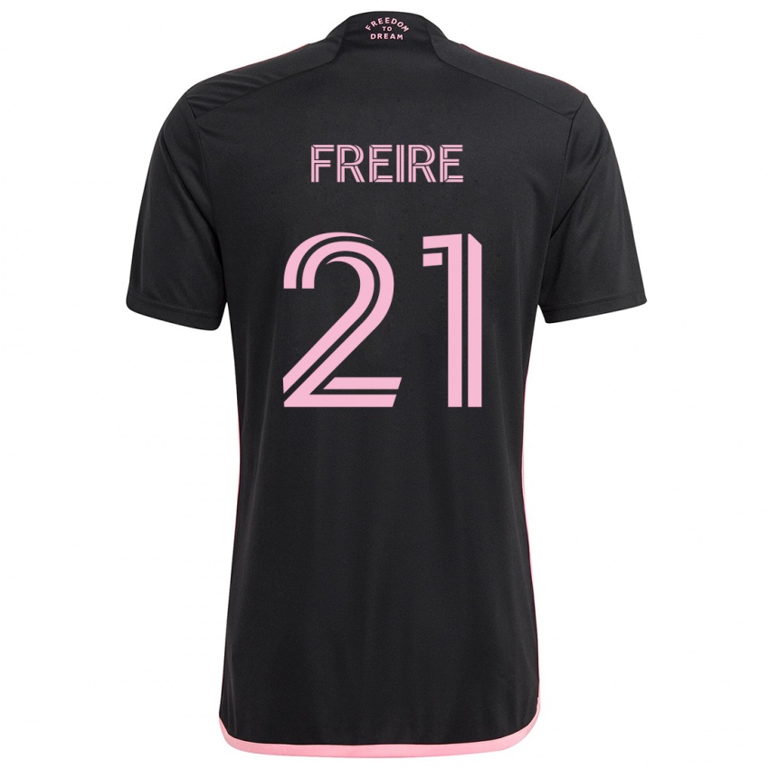 Niño Camiseta Nicolas Freire #21 Negro 2ª Equipación 2024/25 La Camisa Argentina