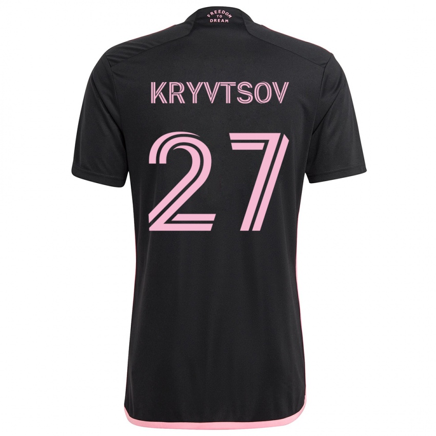 Niño Camiseta Sergiy Kryvtsov #27 Negro 2ª Equipación 2024/25 La Camisa Argentina