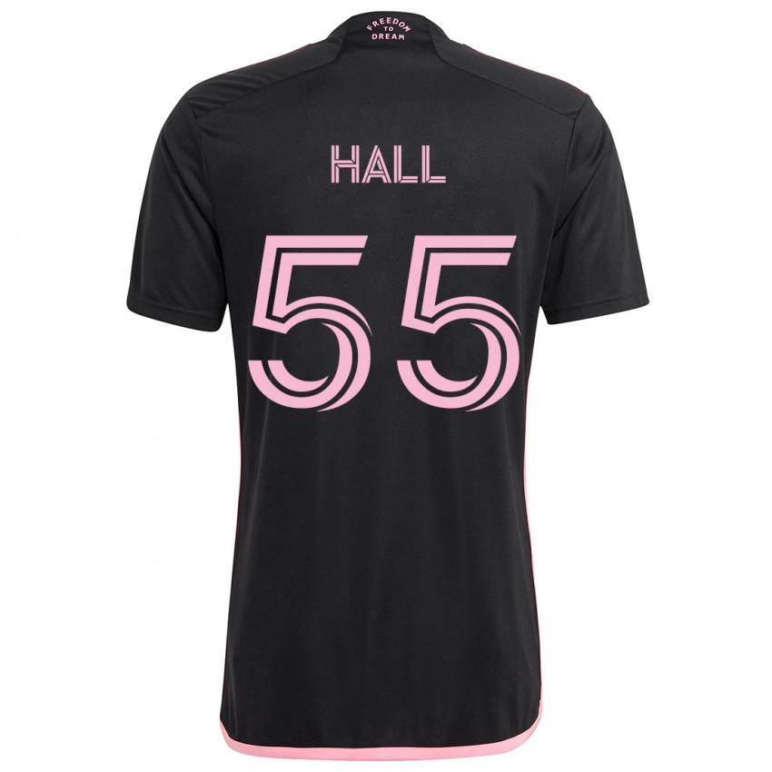 Niño Camiseta Tyler Hall #55 Negro 2ª Equipación 2024/25 La Camisa Argentina