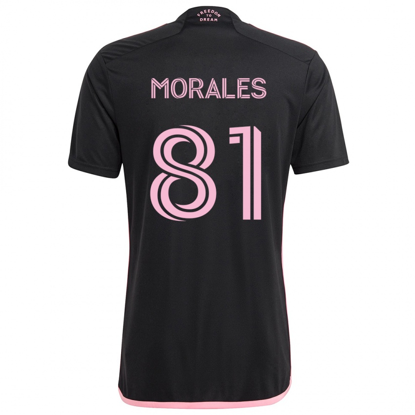 Niño Camiseta Santiago Morales #81 Negro 2ª Equipación 2024/25 La Camisa Argentina