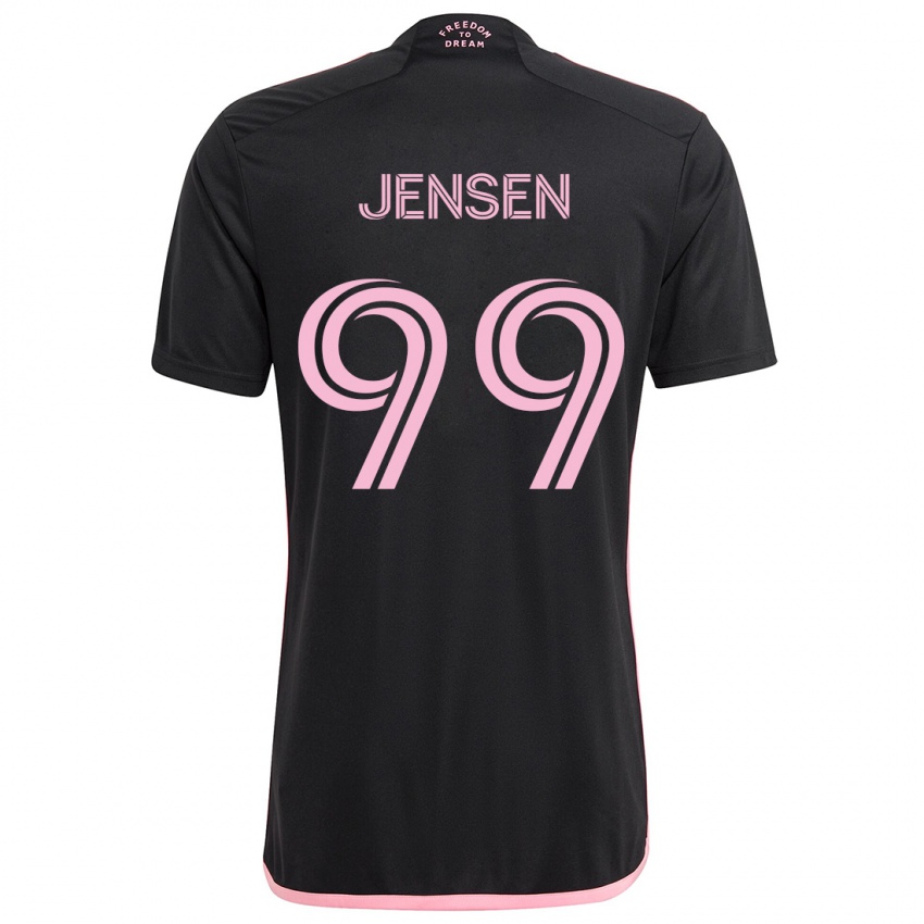 Niño Camiseta Cole Jensen #99 Negro 2ª Equipación 2024/25 La Camisa Argentina