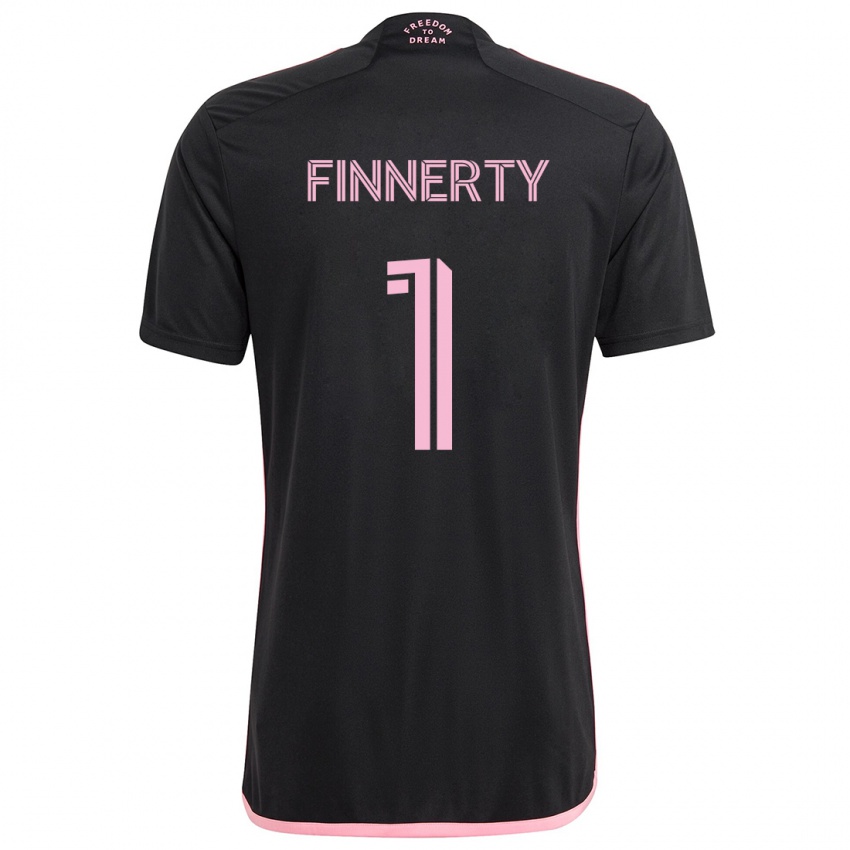 Niño Camiseta Owen Finnerty #1 Negro 2ª Equipación 2024/25 La Camisa Argentina