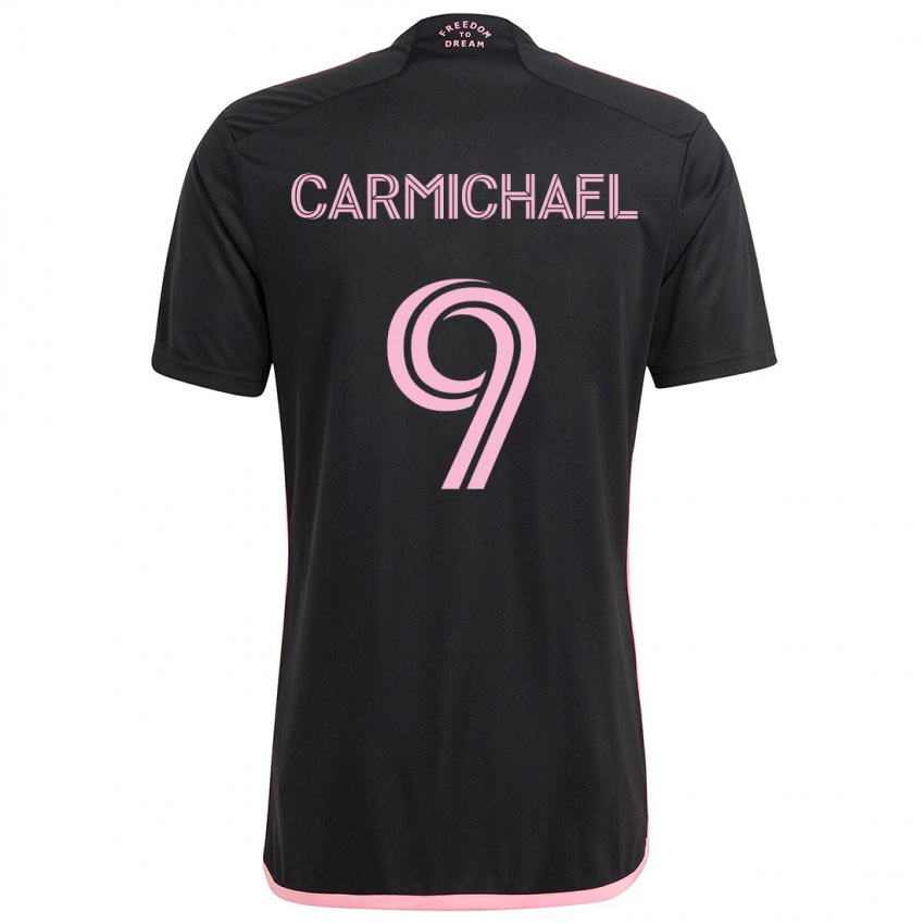 Niño Camiseta Ryan Carmichael #9 Negro 2ª Equipación 2024/25 La Camisa Argentina