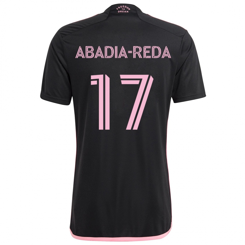 Niño Camiseta Ezequiel Abadia-Reda #17 Negro 2ª Equipación 2024/25 La Camisa Argentina