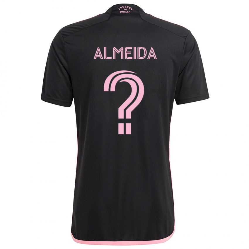 Niño Camiseta Nicholas Almeida #0 Negro 2ª Equipación 2024/25 La Camisa Argentina