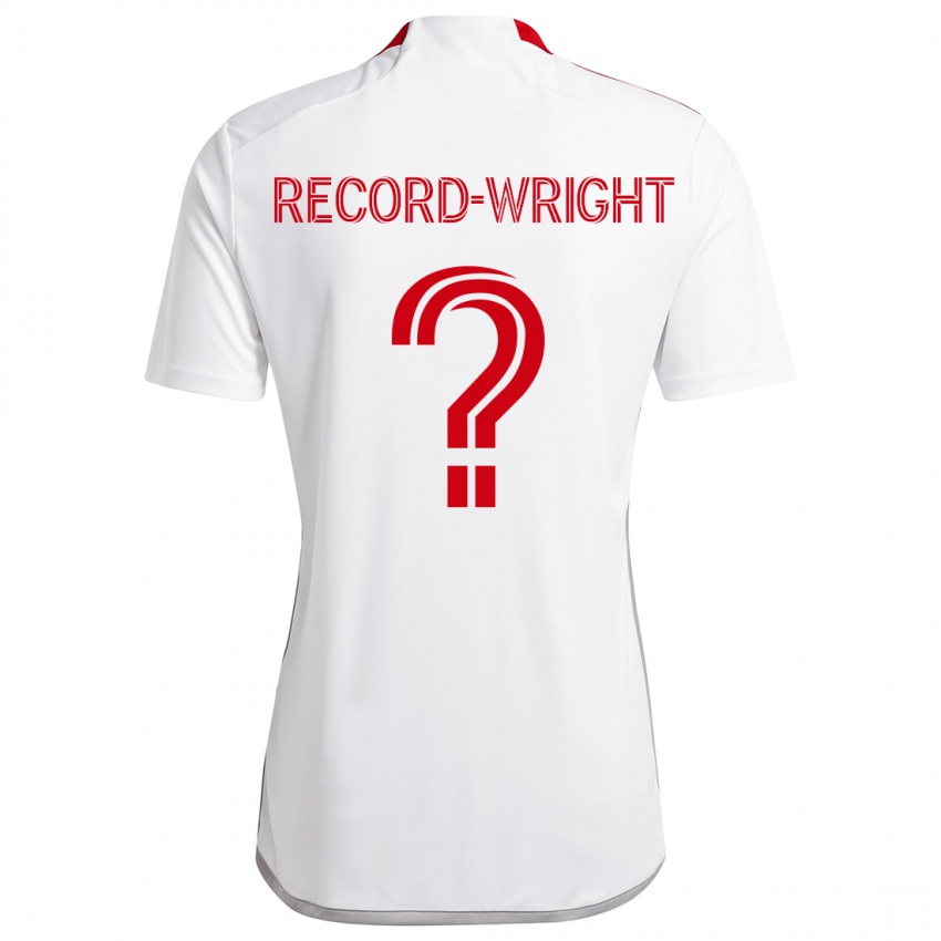 Niño Camiseta Kemari Record-Wright #0 Blanco Rojo 2ª Equipación 2024/25 La Camisa Argentina