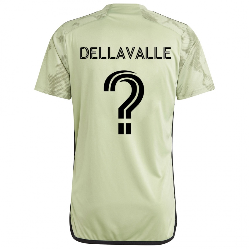 Niño Camiseta Lorenzo Dellavalle #0 Verde Claro 2ª Equipación 2024/25 La Camisa Argentina