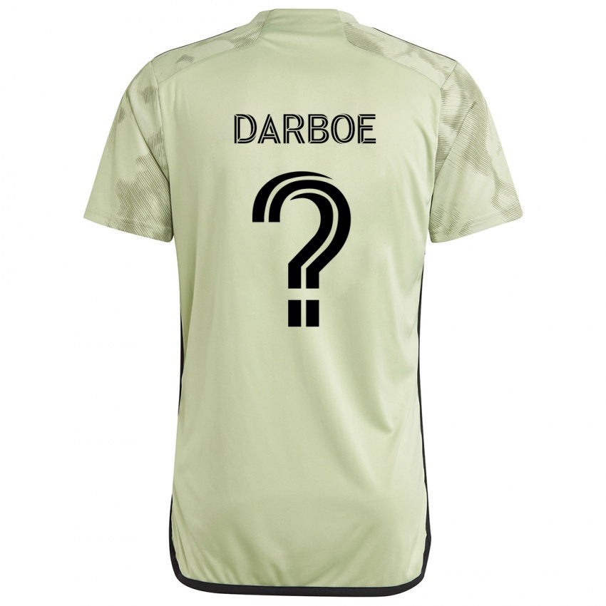 Niño Camiseta Bajung Darboe #0 Verde Claro 2ª Equipación 2024/25 La Camisa Argentina