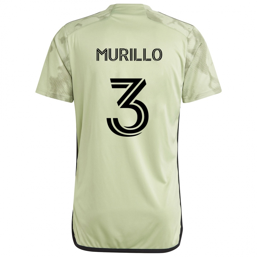 Niño Camiseta Jesús Murillo #3 Verde Claro 2ª Equipación 2024/25 La Camisa Argentina