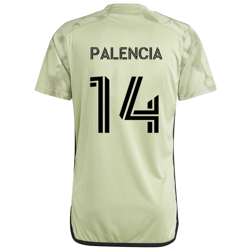 Niño Camiseta Sergi Palencia #14 Verde Claro 2ª Equipación 2024/25 La Camisa Argentina