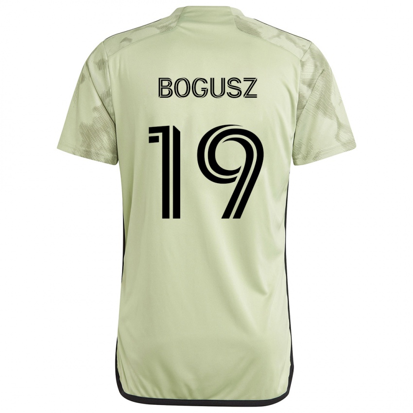 Niño Camiseta Mateusz Bogusz #19 Verde Claro 2ª Equipación 2024/25 La Camisa Argentina