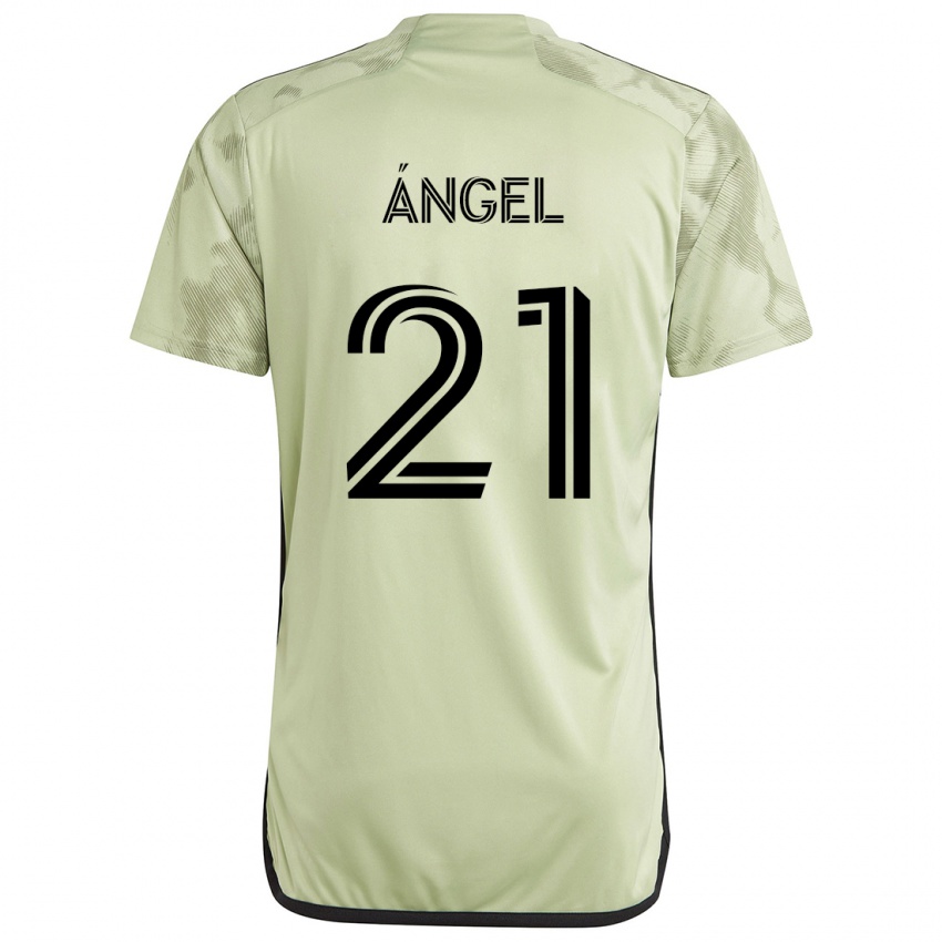 Niño Camiseta Tomás Ángel #21 Verde Claro 2ª Equipación 2024/25 La Camisa Argentina