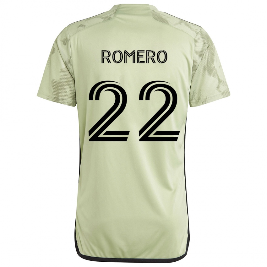 Niño Camiseta Abraham Romero #22 Verde Claro 2ª Equipación 2024/25 La Camisa Argentina