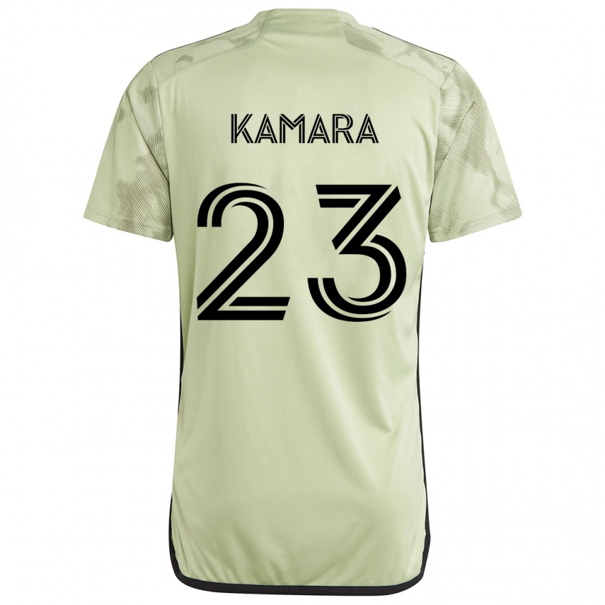 Niño Camiseta Kei Kamara #23 Verde Claro 2ª Equipación 2024/25 La Camisa Argentina