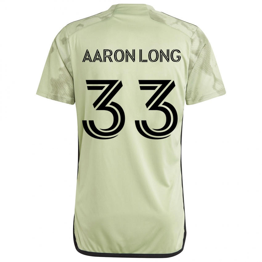 Niño Camiseta Aaron Long #33 Verde Claro 2ª Equipación 2024/25 La Camisa Argentina