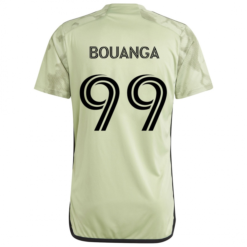 Niño Camiseta Denis Bouanga #99 Verde Claro 2ª Equipación 2024/25 La Camisa Argentina