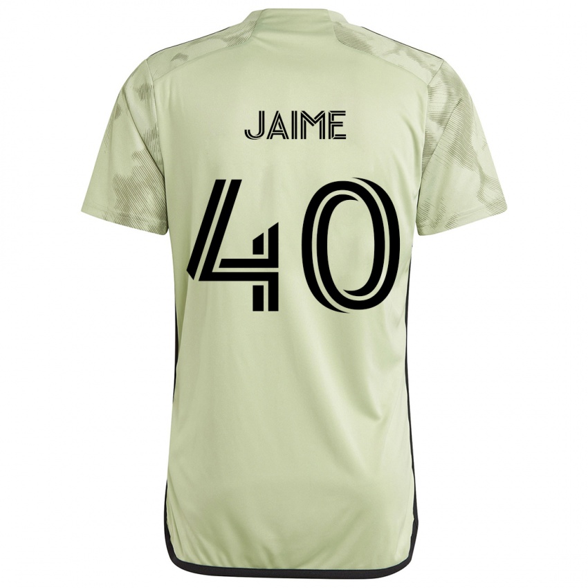 Niño Camiseta Christopher Jaime #40 Verde Claro 2ª Equipación 2024/25 La Camisa Argentina