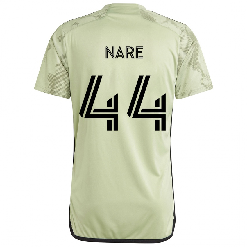 Niño Camiseta Thabo Nare #44 Verde Claro 2ª Equipación 2024/25 La Camisa Argentina