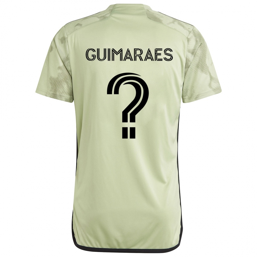 Niño Camiseta Pedro Guimaraes #0 Verde Claro 2ª Equipación 2024/25 La Camisa Argentina