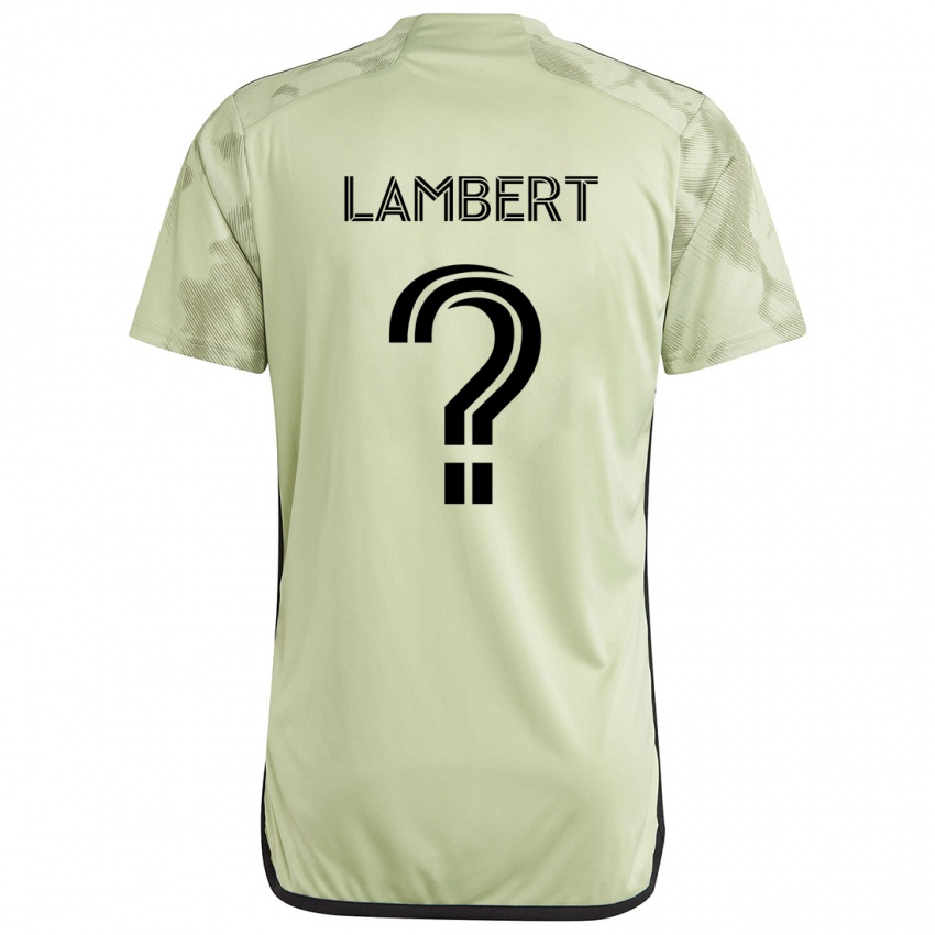 Niño Camiseta Liam Lambert #0 Verde Claro 2ª Equipación 2024/25 La Camisa Argentina