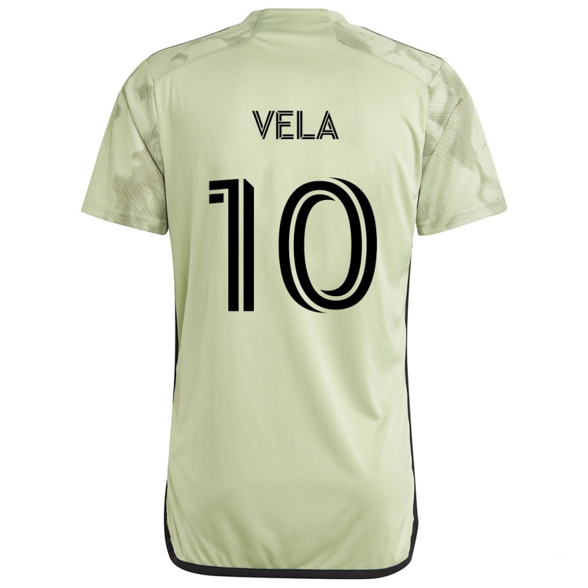 Niño Camiseta Carlos Vela #10 Verde Claro 2ª Equipación 2024/25 La Camisa Argentina