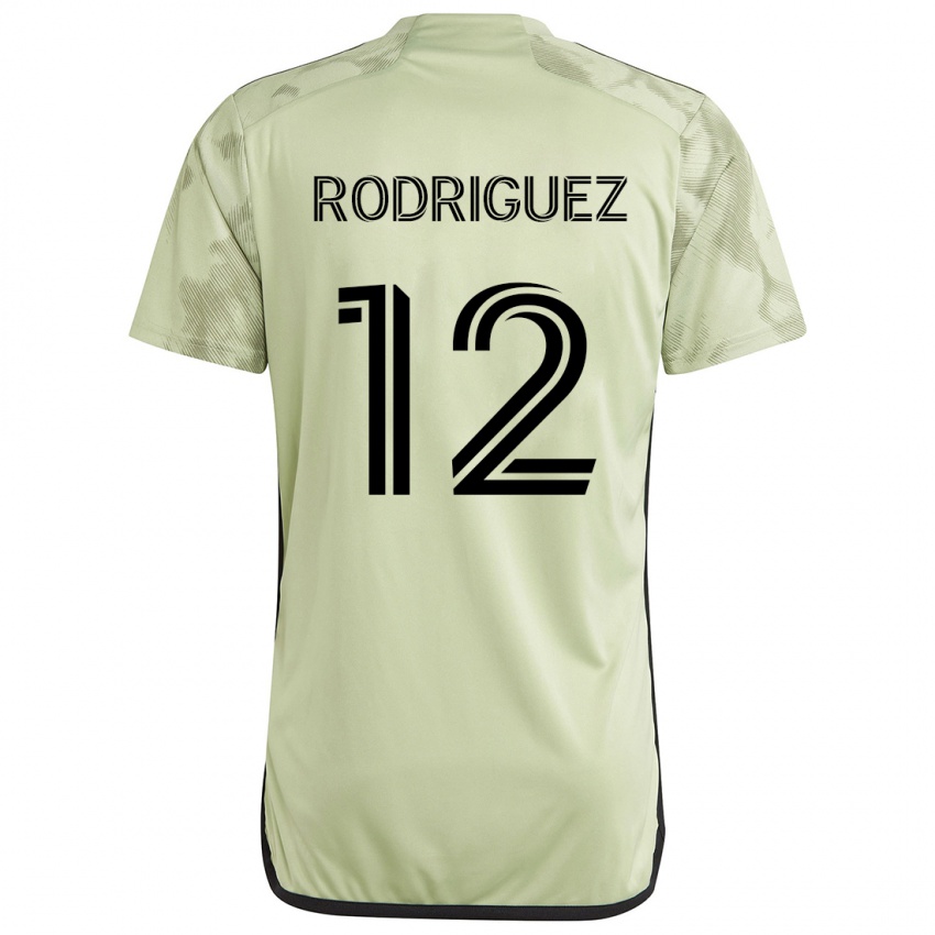 Niño Camiseta Jeremi Rodríguez #12 Verde Claro 2ª Equipación 2024/25 La Camisa Argentina