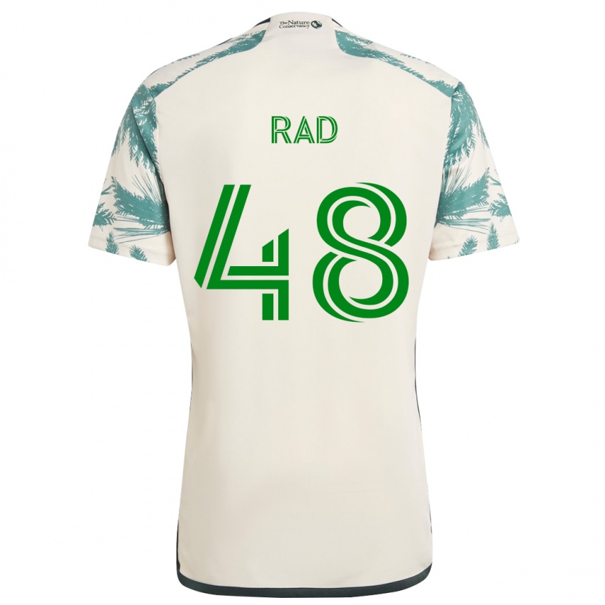 Niño Camiseta Kaveh Rad #48 Beige Marrón 2ª Equipación 2024/25 La Camisa Argentina