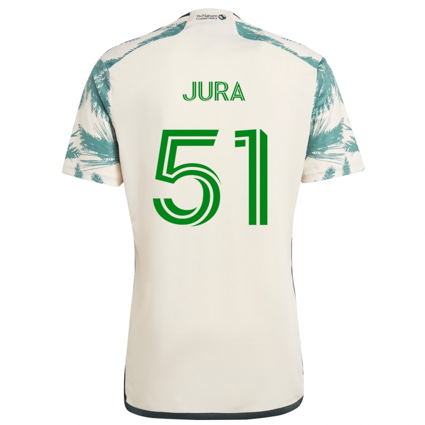 Niño Camiseta Sawyer Jura #51 Beige Marrón 2ª Equipación 2024/25 La Camisa Argentina