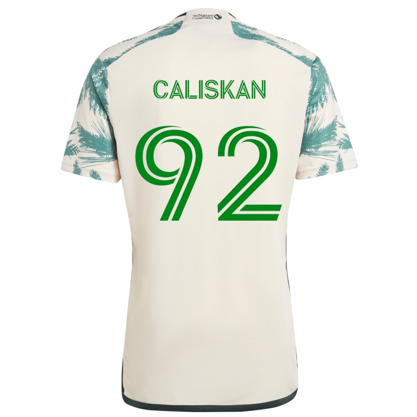 Niño Camiseta Noel Caliskan #92 Beige Marrón 2ª Equipación 2024/25 La Camisa Argentina