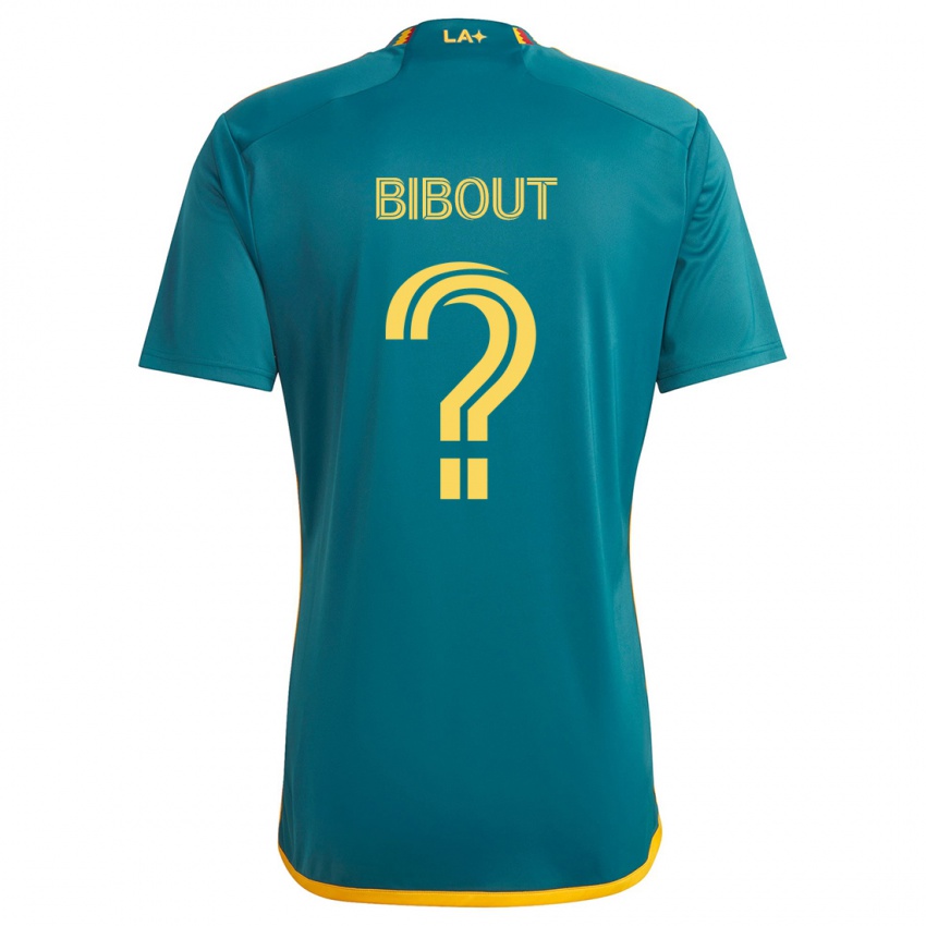 Niño Camiseta Aaron Bibout #0 Verde Amarillo 2ª Equipación 2024/25 La Camisa Argentina