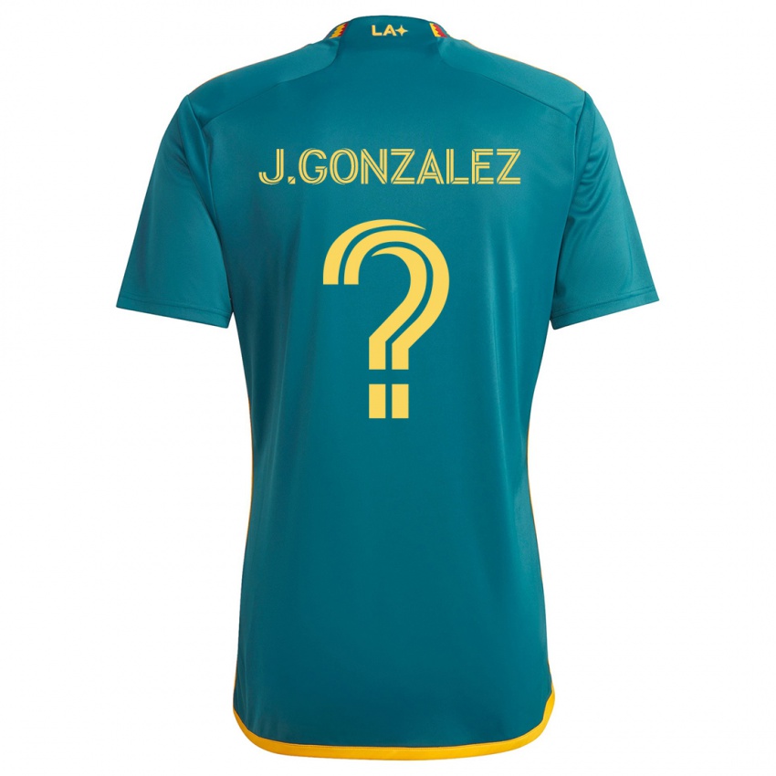 Niño Camiseta Jesse Gonzalez #0 Verde Amarillo 2ª Equipación 2024/25 La Camisa Argentina