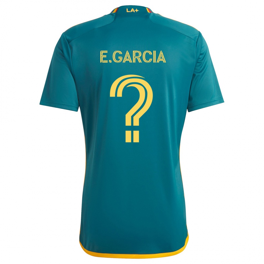 Niño Camiseta Emiliano Garcia #0 Verde Amarillo 2ª Equipación 2024/25 La Camisa Argentina