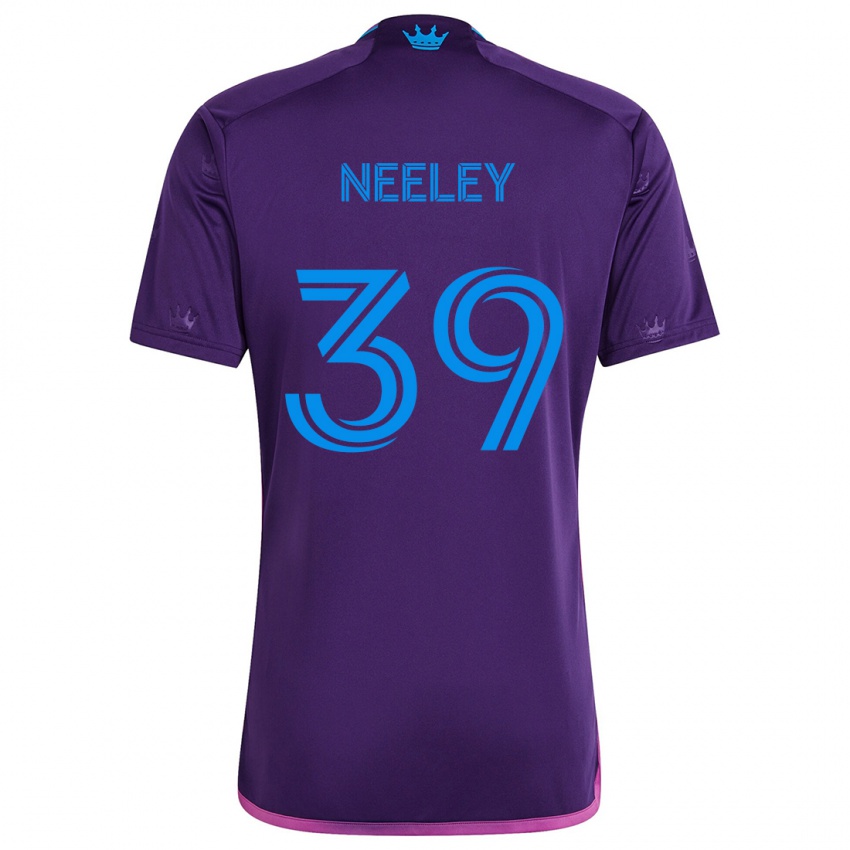 Niño Camiseta Jack Neeley #39 Azul Morado 2ª Equipación 2024/25 La Camisa Argentina