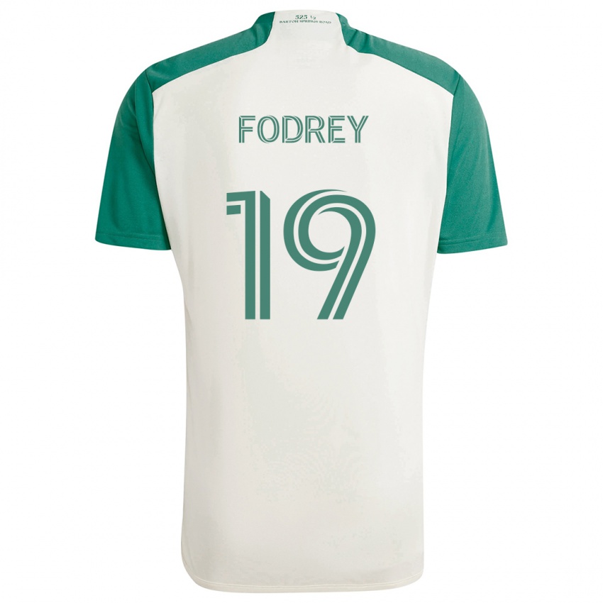 Niño Camiseta Cj Fodrey #19 Colores Tostados Verde 2ª Equipación 2024/25 La Camisa Argentina