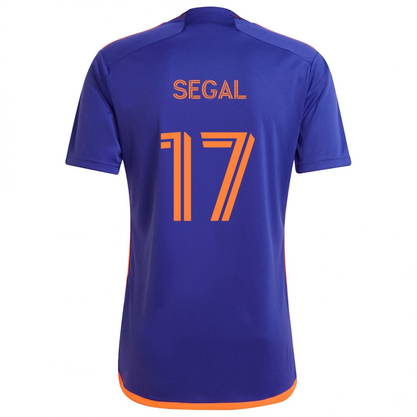 Niño Camiseta Gabriel Segal #17 Púrpura Naranja 2ª Equipación 2024/25 La Camisa Argentina