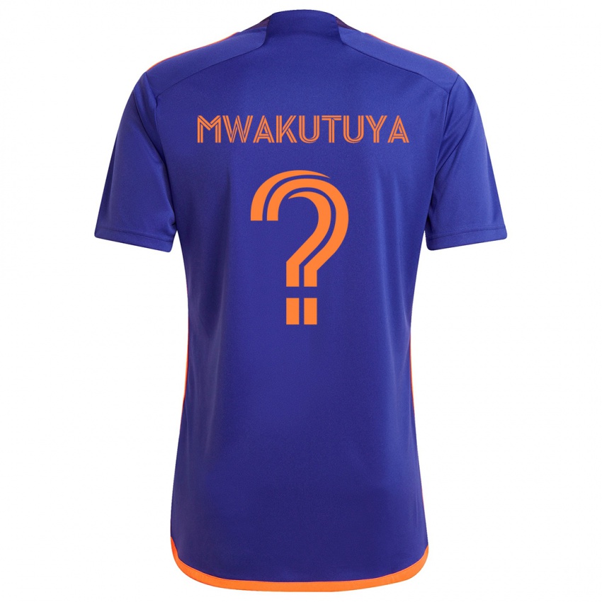 Niño Camiseta Isaac Mwakutuya #0 Púrpura Naranja 2ª Equipación 2024/25 La Camisa Argentina