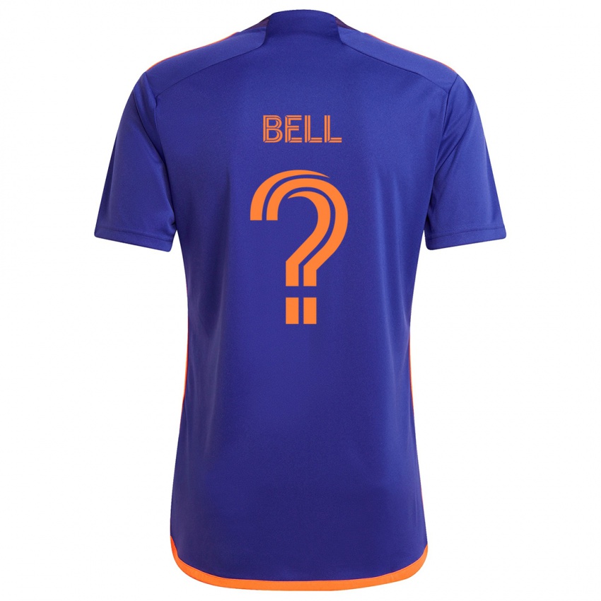 Niño Camiseta Jahmani Bell #0 Púrpura Naranja 2ª Equipación 2024/25 La Camisa Argentina