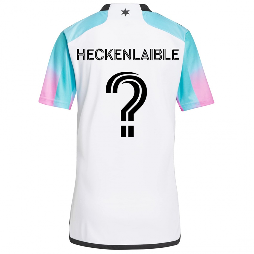 Niño Camiseta Andrew Heckenlaible #0 Blanco Azul Negro 2ª Equipación 2024/25 La Camisa Argentina