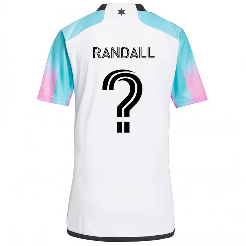 Niño Camiseta Alisa Randall #0 Blanco Azul Negro 2ª Equipación 2024/25 La Camisa Argentina