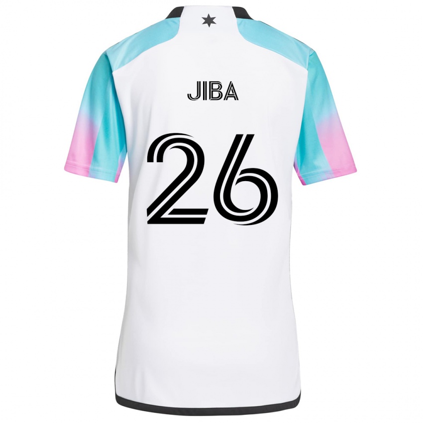 Niño Camiseta Ryen Jiba #26 Blanco Azul Negro 2ª Equipación 2024/25 La Camisa Argentina