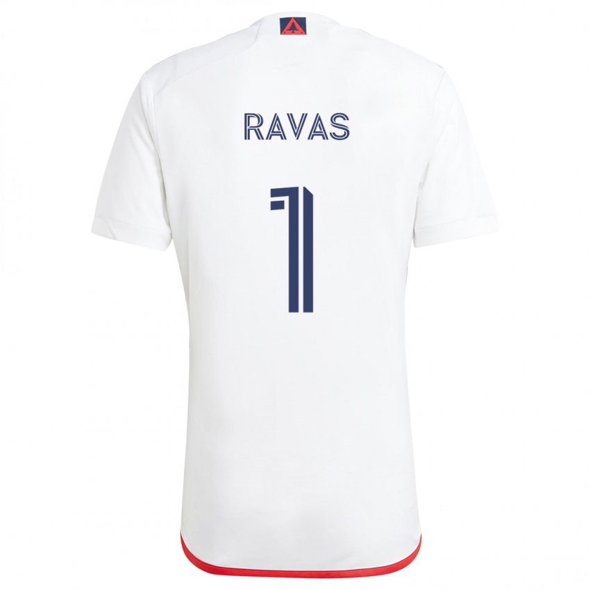 Niño Camiseta Henrich Ravas #1 Blanco Rojo 2ª Equipación 2024/25 La Camisa Argentina