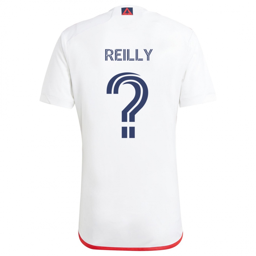 Niño Camiseta Aidan Reilly #0 Blanco Rojo 2ª Equipación 2024/25 La Camisa Argentina