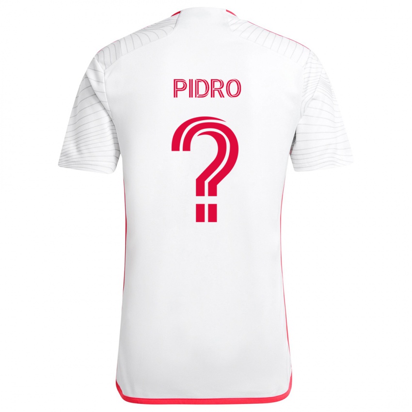 Niño Camiseta Selmir Pidro #0 Blanco Rojo 2ª Equipación 2024/25 La Camisa Argentina