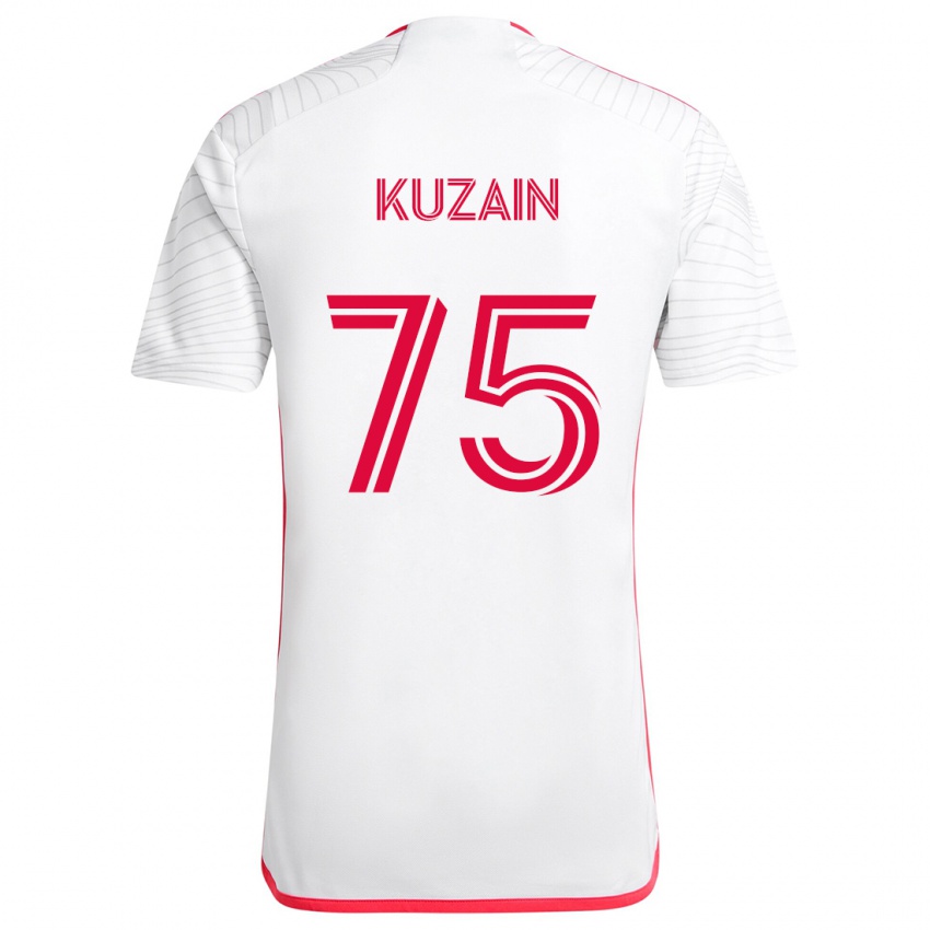 Niño Camiseta Wan Kuzain #75 Blanco Rojo 2ª Equipación 2024/25 La Camisa Argentina